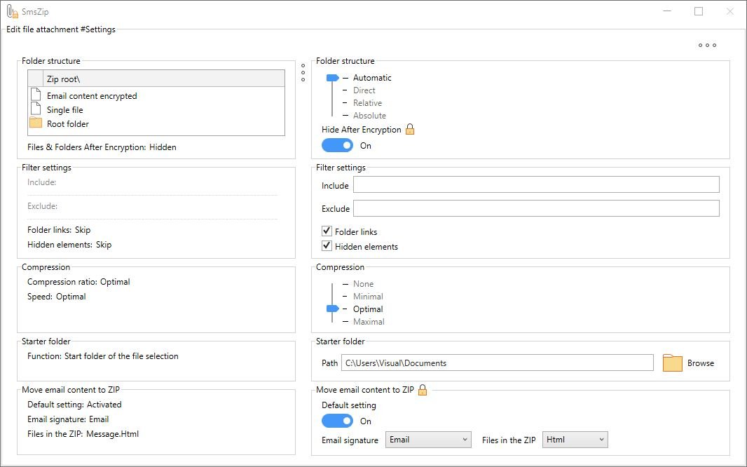 Settings File Attachment